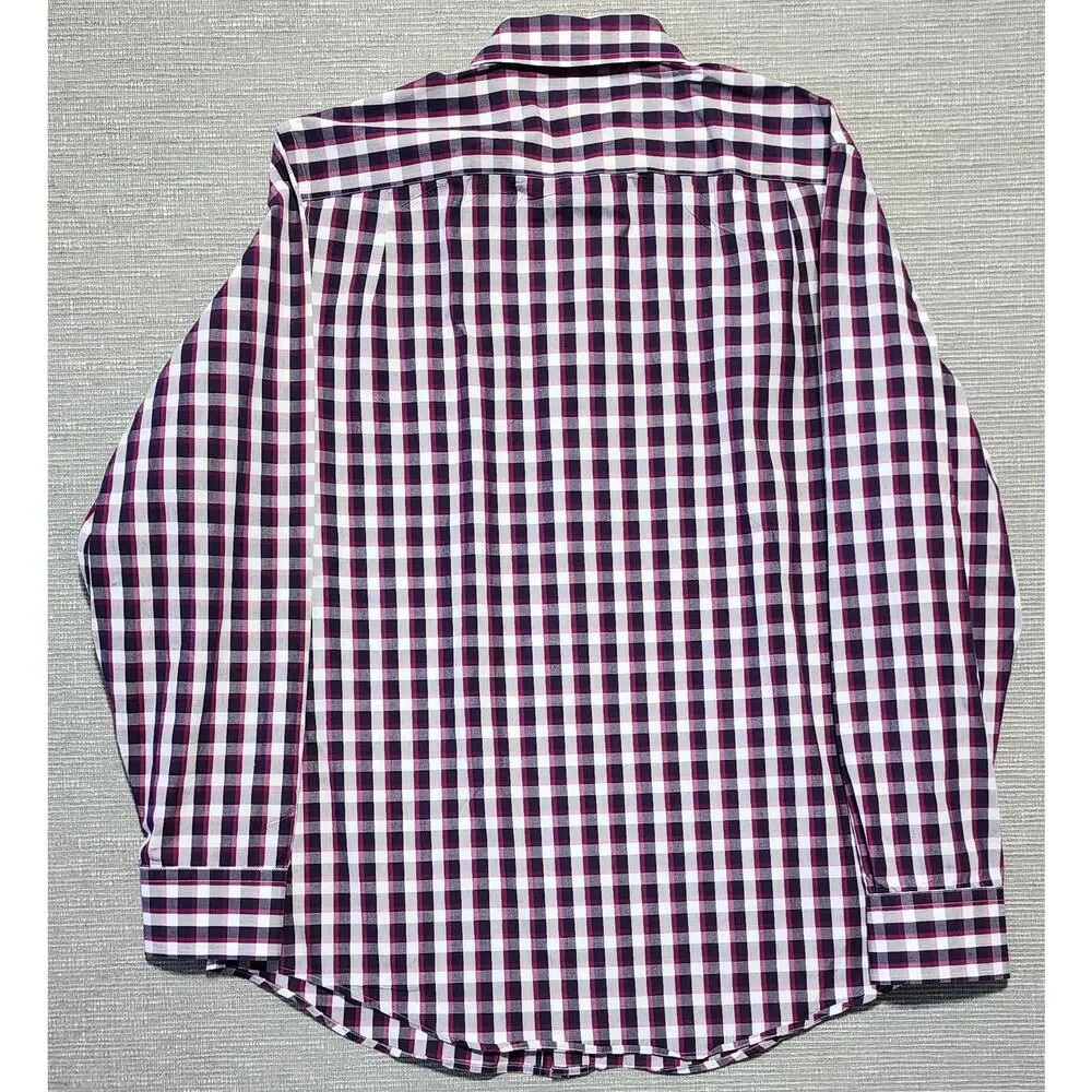 Banana Republic Plaid Button Down Shirt Mens L Non Iron‎ Classic Fit
